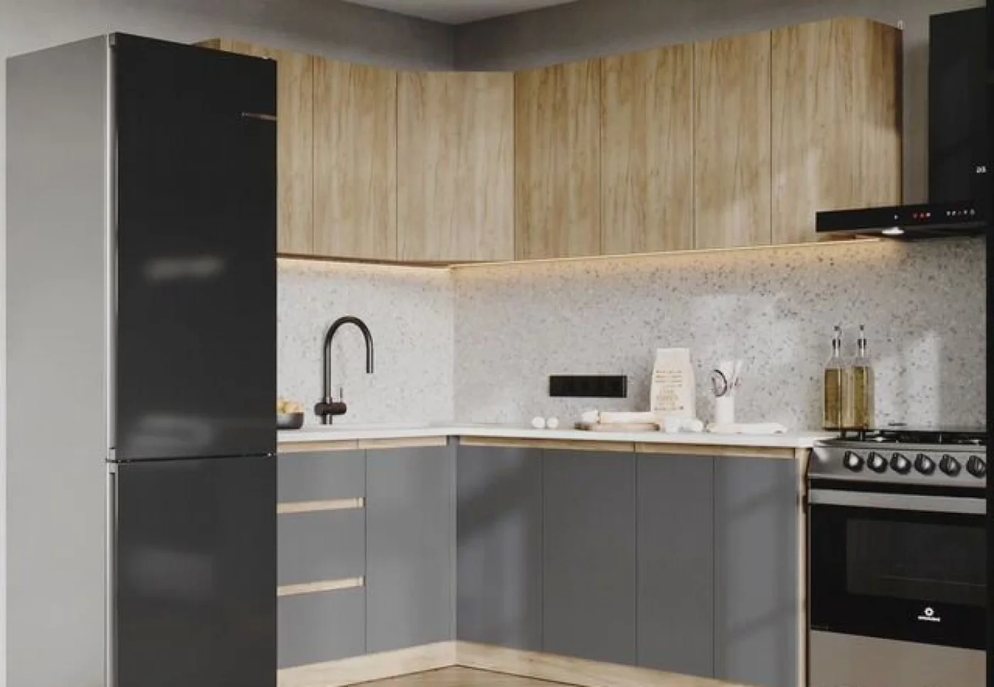 Угловая кухня IKEA 1,4х1,4м и 1,4х2м от производителя